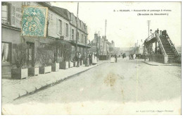 95.PERSAN.n°19539.PASSERELLE ET PASSAGE A NIVEAU.DIRECTION DE BEAUMONT - Persan