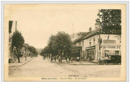 95.MERY SUR OISE.RUE DE PARIS.LE CARREFOUR.AU GAGNE PETIT - Mery Sur Oise