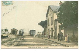 95.MARINES.n°1671.LA GARE.TRAIN.RARE - Marines