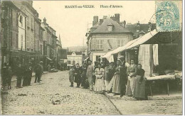 95.MAGNY EN VEXIN.PLACE D'ARMES.PLIE - Magny En Vexin