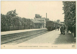 95.SARCELLES-SAINT-BRICE.n°16065.LA GARE.TRAIN - Sarcelles