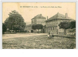 95.TAVERNY.LA POSTE ET LA SALLE DES FETES - Taverny