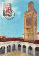 ALGERIE.Carte Maximum.AM14010.1963.Cachet Tlemcen.La Grande Mosquée Et Son Minaret.Tlemcen - Algeria (1962-...)