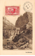 ALGERIE.Carte Maximum.AM13989.1938.Cachet Alger.Constantine.La Sortie Des Gorges - Algeria (1962-...)