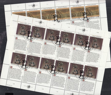 UNO  GENF  223-224, Zd-Bogensatz, Gestempelt, Allgemeine Erklärung Der Menschenrechte 1992 - Blocks & Sheetlets