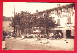 F-40-Vieux Boucau-01P95  L'hôtel Des Voyageurs, La Terrasse, Animation, Cpa BE - Vieux Boucau