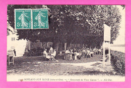 F-91-Morsang Sur Seine-01P212  Restaurant Du Vieux Garçon, La Terrasse, Animation, Cpa BE - Morsang Sur Orge