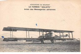 Aviation - N°70408 - Aéroplane Du Bourget - Le Farman Goliath - Avion Des Messageries Aériennes - 1914-1918: 1. Weltkrieg