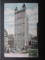 CP ETATS-UNIS USA (V2114) NEW-YORK MANHATTAN (2 Vues) Park Row Building 1908 - Manhattan