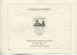 Tschechoslowakei # 1723 Ersttagsblatt Pribram Bergbau - Lettres & Documents