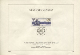 Tschechoslowakei # 1719 Ersttagsblatt Postangestellte Karlsbad Kolonnaden - Covers & Documents