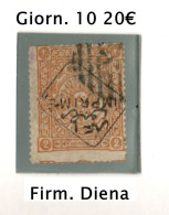 1892 - Impero Ottomano Franc. Per Giornali N° 10 - Gebraucht