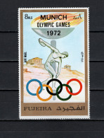 Fujeira 1972 Olympic Games Munich Oversize Stamp MNH - Verano 1972: Munich