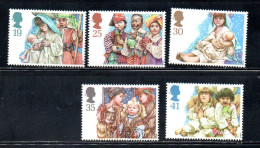 GREAT BRITAIN GRAN BRETAGNA 1994 CHRISTMAS NATALE NOEL WEIHNCHTEN NAVIDAD COMPLETE SETSERIE COMPLETA MNH - Unused Stamps
