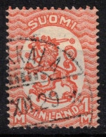 FINLANDE  SUOMI          1920  N° 106  Oblitéré      20%  De La Cote - Used Stamps