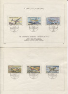 Tschechoslowakei # 1755-60 Ersttagsblatt Flugzeuge Segelflugzeug Aerotaxi Kunstflugzeug Uz '1' - Briefe U. Dokumente