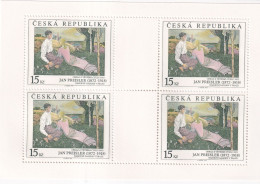 Republica Checa Nº 196 Al 197 En Hoja De 4 Series - Unused Stamps