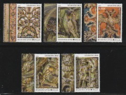 Greece 2015 Agion Oros Mount Athos - Wood Carving Issue II Set MNH - Unused Stamps