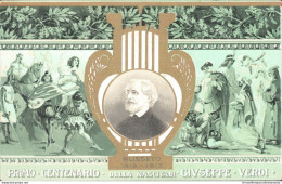 Ap174 Cartolina Commemorativa Comitato Di Busseto Giuseppe Verdi - Otros & Sin Clasificación