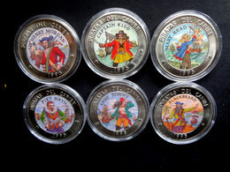 Kuba Cuba 6 X Münze Münzen PIRATEN DER KARIBIK, 1 Peso, 6x Coins, Moneda Monedas Pirates Del Caribe - Cuba