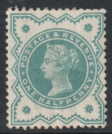 GB Scott 125 - SG213, 1887 Jubilee 1/2d Green MH* - Nuevos