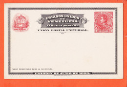 19899 / ⭐ ♥️ Rare ( Mint ) Estados Unidos VENEZUELA Emision Junio 1899 Tarjeta Postal Entier Postal American Bank Note - Venezuela