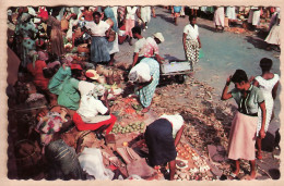 19915 / ⭐ Antilles CARAIBES CARIBBEAN Native Market Tropical Fruits Vegetable Marché Indigène 1960s- DEXTER USA 13072 - Autres & Non Classés