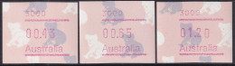 AUSTRALIA 1990 FRAMA BUTTON SET  MNH - Automatenmarken [ATM]