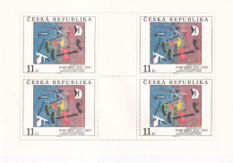 Republica Checa Nº 25 Al 26 En Hoja De 4 Series - Unused Stamps