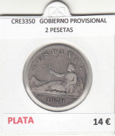 CRE3350 MONEDA ESPAÑA GOBIERNO PROVISIONAL 2 PESETAS - Other & Unclassified