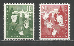 Germany Bundes Rep. 1952 Year MNH(**) Mi.# 153-54 - Neufs