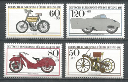 Germany Bundes Rep. 1983 Year MNH(**) Mi.# 1168-71 Cars - Neufs