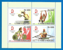 Sao Tome & Principe 2008 Year, MNH (**), Block  Sport - Sao Tomé Y Príncipe