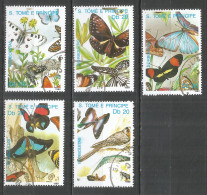 Sao Tome And Principe 1989 Year, Used Stamps Butterfly - São Tomé Und Príncipe