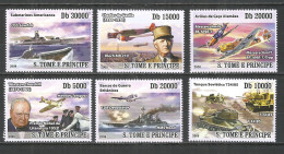 Sao Tome And Principe 2008 Year, Mint MNH (**) Ships  - São Tomé Und Príncipe