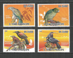 Sao Tome And Principe 2009 Year, Mint MNH (**) Parrots Of New Zealand - São Tomé Und Príncipe