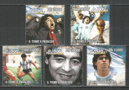 Sao Tome And Principe 2010 Year, Mint MNH (**) Maradona Soccer - São Tomé Und Príncipe