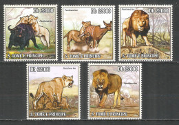 Sao Tome And Principe 2010 Year, Mint MNH (**) Lion - São Tomé Und Príncipe