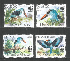 Sao Tome And Principe 2014 Year, Mint MNH (**) Birds WWF - São Tomé Und Príncipe