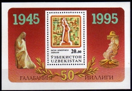 Uzbekistan 1995 Year, Mint Block MNH (**) - Uzbekistan