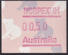 AUSTRALIA 1990 FRAMA "NORPEX '91"  MNH - Viñetas De Franqueo [ATM]