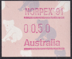 AUSTRALIA 1990 FRAMA "NORPEX '91"  MNH - Timbres De Distributeurs [ATM]