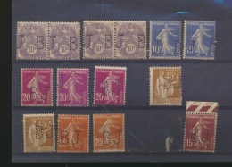 Perforés France 22 Timbres MH/MNH X/XX - Unused Stamps