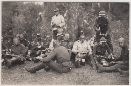 Lietuvos Kariuomenė, Pietūs Lauke, Apie 1925 M. Fotografija - Lituanie