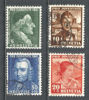 Switzerland 1941 Year , Used Stamps Mi # 399-402 - Used Stamps