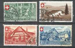 Switzerland 1945 Year , Used Stamps Mi # 460-463 - Used Stamps