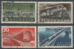 Switzerland 1947 Year , Used Stamps Mi # 484-87 - Gebraucht