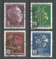 Switzerland 1948 Year , Used Stamps Mi # 514-517 - Used Stamps