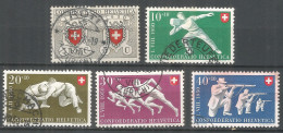 Switzerland 1950 Year , Used Stamps Mi # 545-549 - Gebruikt