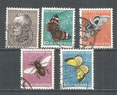 Switzerland 1950 Year , Used Stamps Mi # 550-54 - Gebraucht